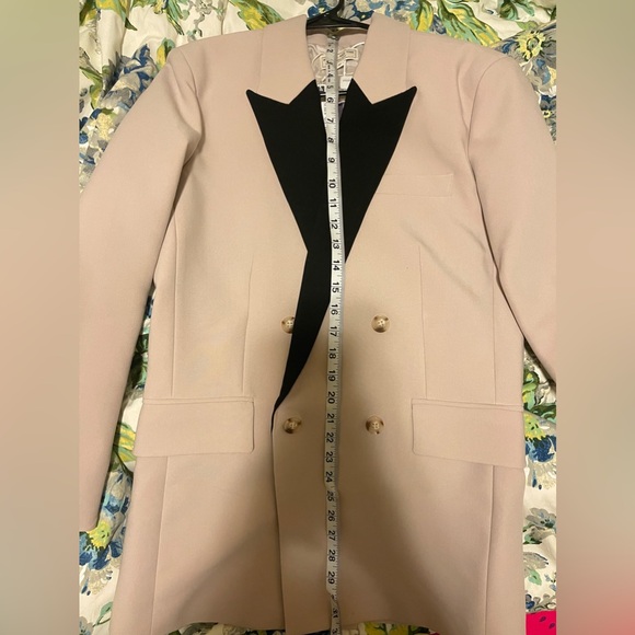 Cream jacket blazer with shoulder pads NWT - Picture 7 of 12